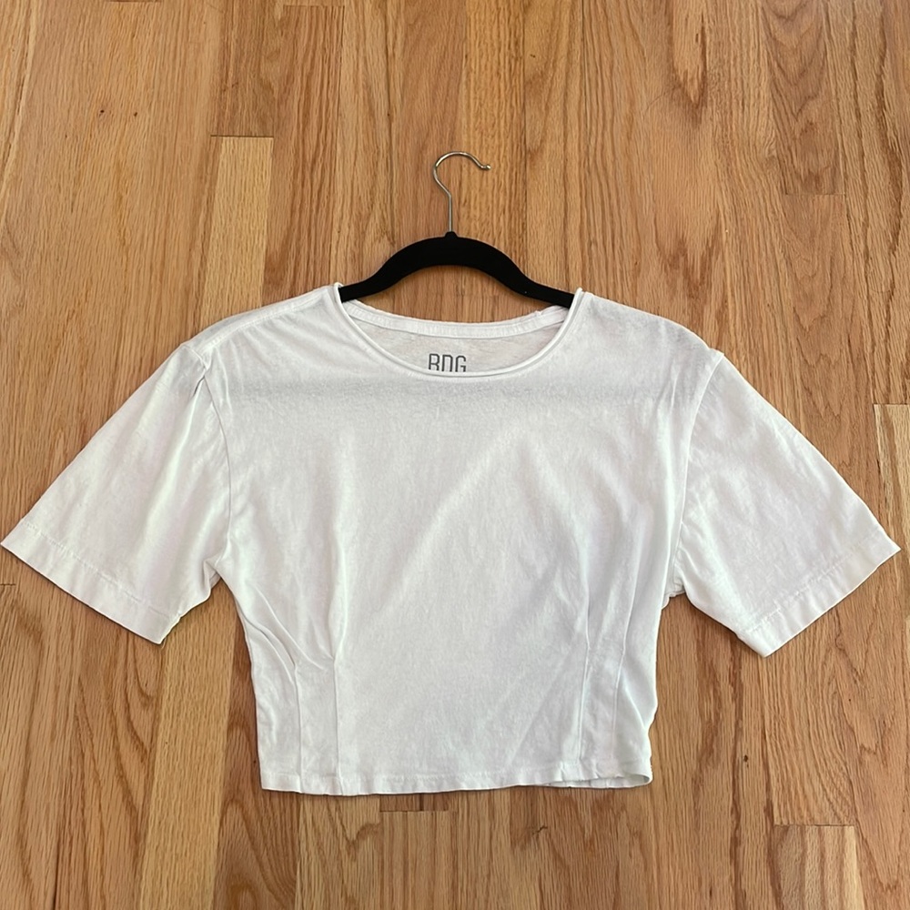 White Urban Outfitters t-shirt.